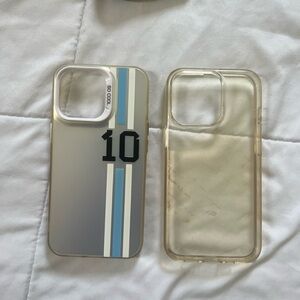 iPhone 13 Pro Case BUNDLE - Gray and Blue